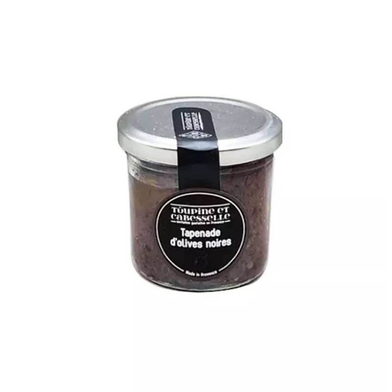 Tapenade d'Olives Noires 90g - Toupine et Cabesselle 