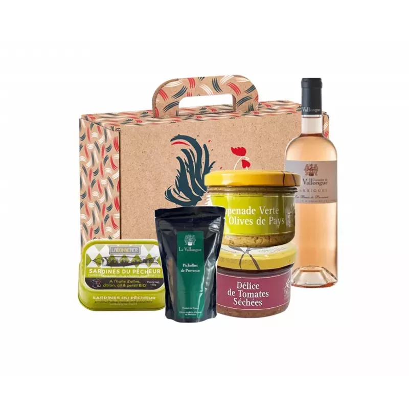 Coffret Garni Apéro Provençal Méditerranéen