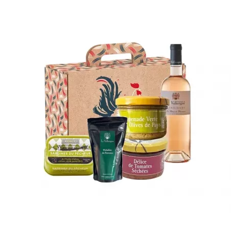Coffret Garni Apéro Provençal Méditerranéen