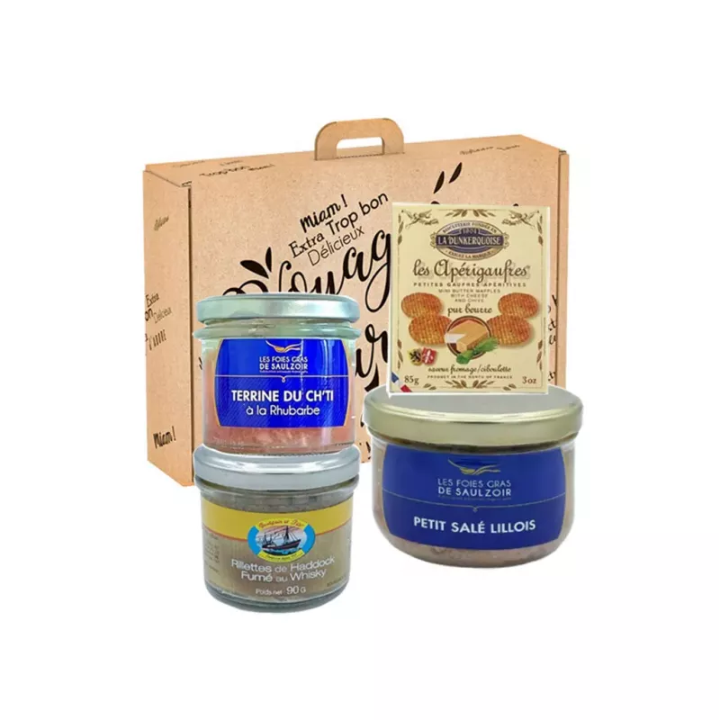 Coffret gourmand salé Terroir et Mer Coffret gourmand salé Terroir et Mer