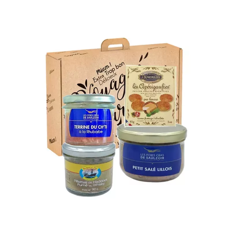 Coffret gourmand salé Terroir et Mer 