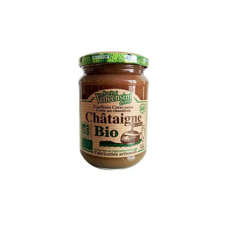 Confiture de châtaigne Corse Bio 360g VINCENSINI