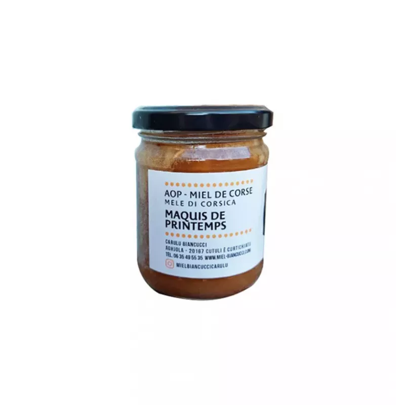 Miel du maquis de printemps Corse AOP 250g