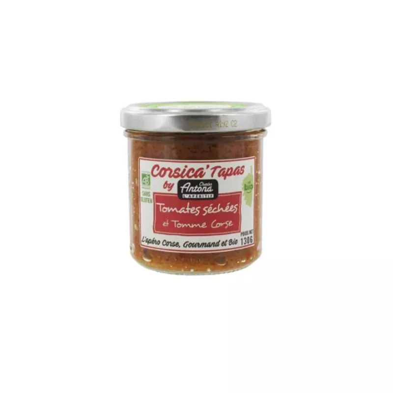 Tomates séchées et Tomme de brebis Corse 130g Tomates séchées et Tomme de brebis Corse 130g