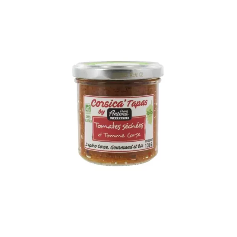 Tomates séchées et Tomme de brebis Corse 130g