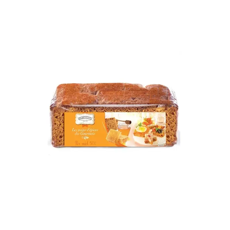 Pain d'épices 50% pur miel 200g 