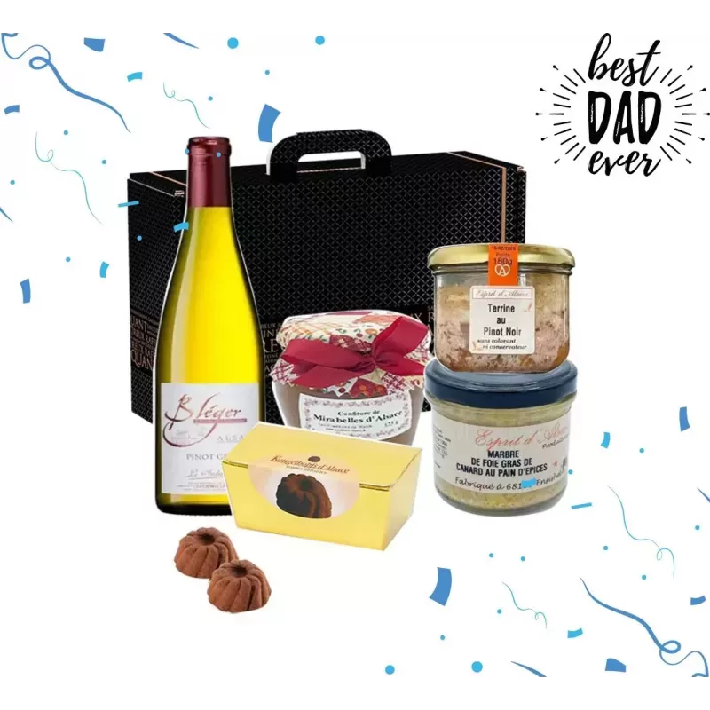 Coffret Gourmand Fête des Pères Delices Alsacien