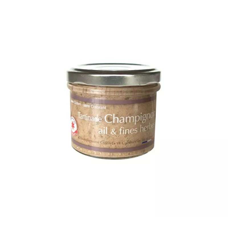 Tartinade De Champignons Ail et Fines Herbes 100g 