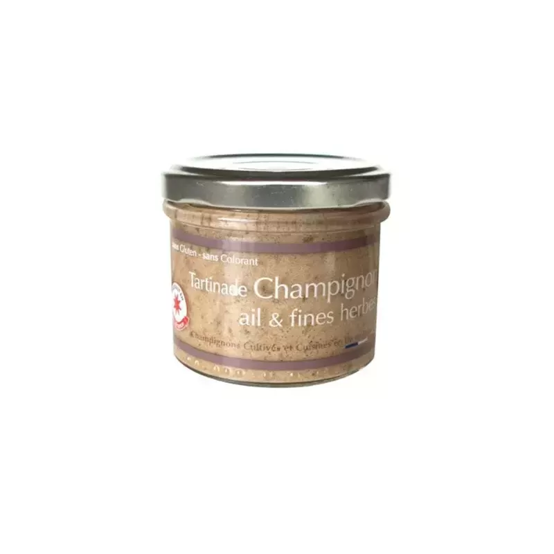 Tartinade De Champignons Ail et Fines Herbes 100g