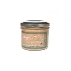 Rillettes de Thon aux Olives 100g en pot en verre