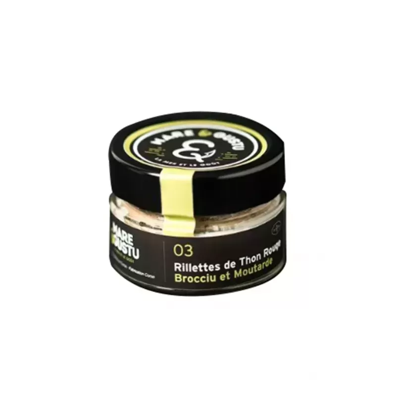 Rillettes de thon brocciu et moutarde 90g