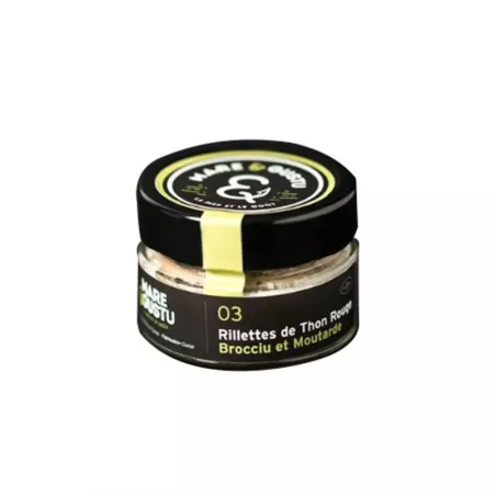 Rillettes de thon brocciu et moutarde 90g