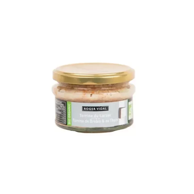 Terrine du Larzac à la tomme de brebis & au thym BIO 130g 