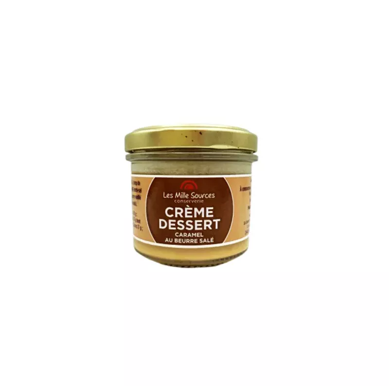 Crème dessert caramel beurre salé 80g Crème dessert caramel beurre salé 80g