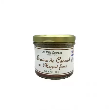Terrine de canard au magret fumé 90g 