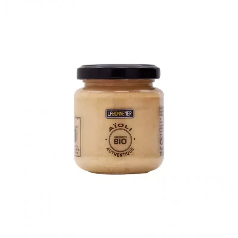 Aïoli Bio LaBonneMer 110g - Saveurs Provençales Authentiques Conserverie Ferrigno