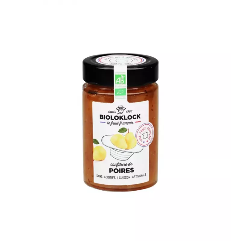 Confiture de poires Bio 230g 