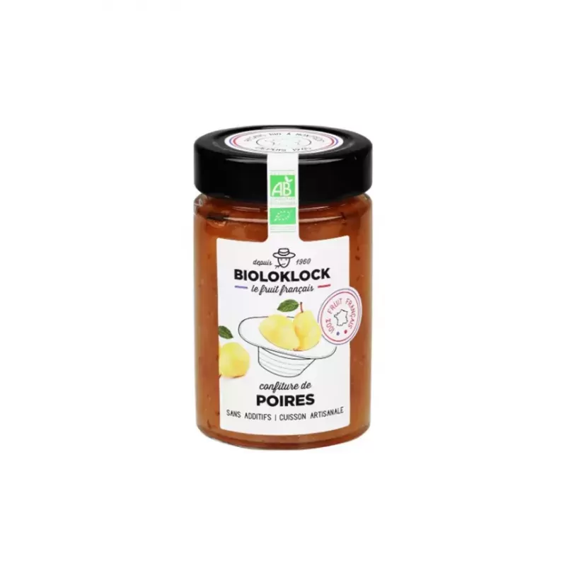Confiture de poires Bio 230g 