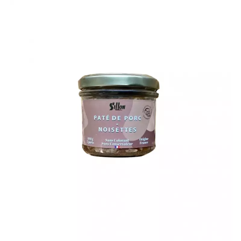 Pâté de Porc Noisettes du Tarn et Garonne 100g Pâté de Porc Noisettes du Tarn et Garonne 100g