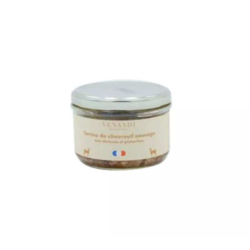 Terrine de Chevreuil Sauvage aux Abricots et Pistaches 180g 