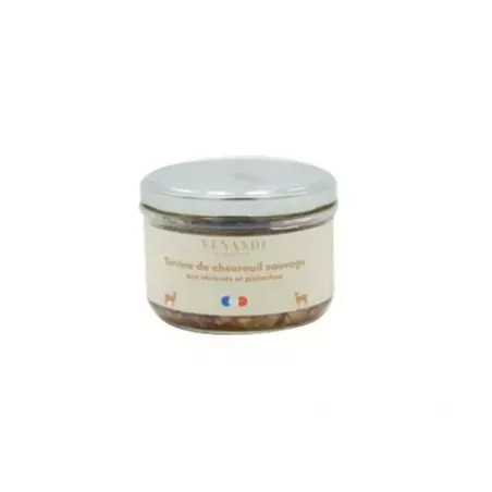 Terrine de Chevreuil Sauvage aux Abricots et Pistaches 180g