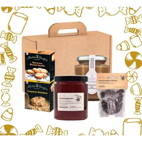 Panier Gourmand Garni Douceurs Occitanes - Éclats de Saveurs