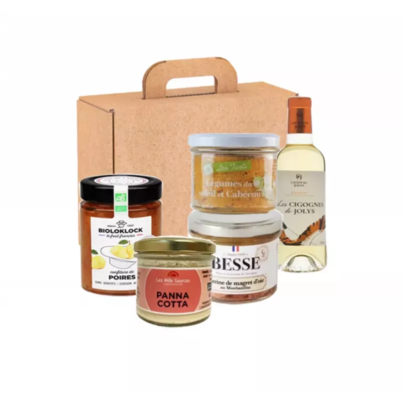 Panier Gourmand Femme - Élégance de la Nouvelle-Aquitaine Panier Gourmand Femme - Élégance de la Nouvelle-Aquitaine