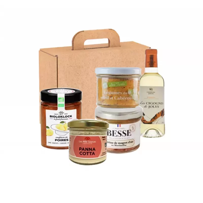Panier Gourmand Femme - Élégance de la Nouvelle-Aquitaine