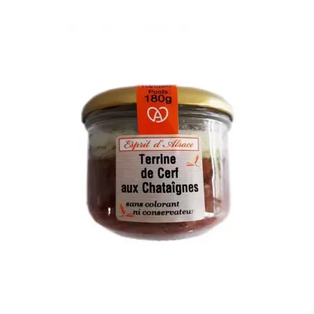 Terrine de cerf aux Châtaignes 180g 