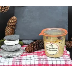 Portion de Diots sur Gratin de Crozets au Sarrasin, délicieuse présentation.