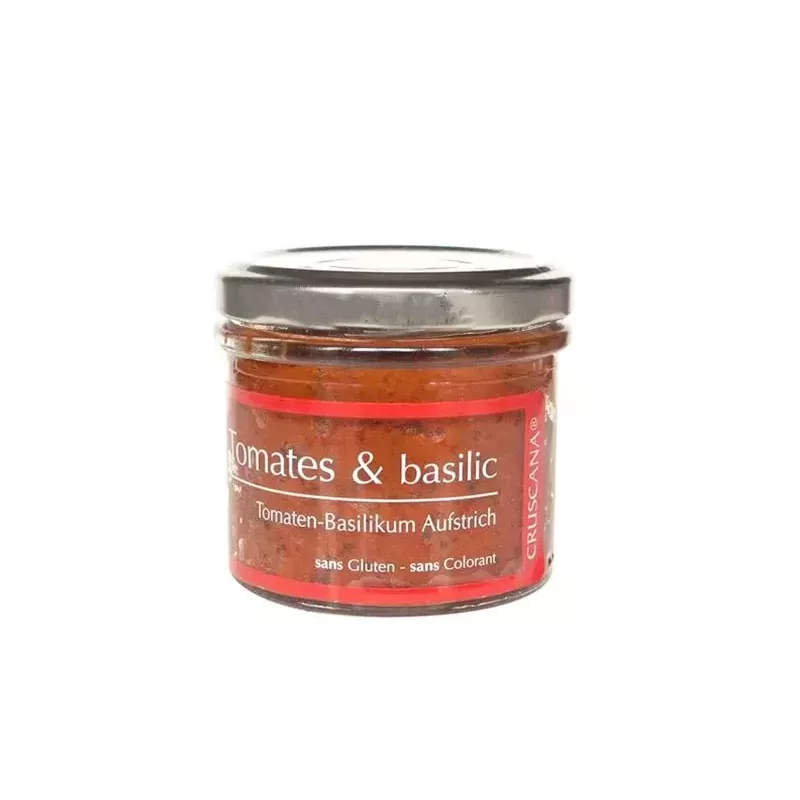 Tartinade Tomates et basilic 100g