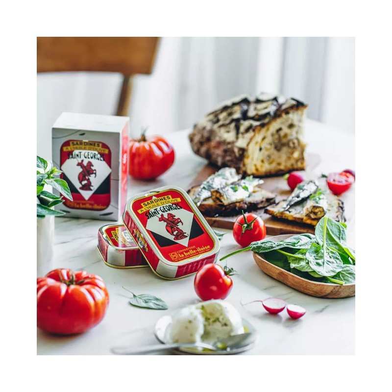 Sardines à l'huile d'olive Saint Georges Belle Iloise 115g La Belle Iloise