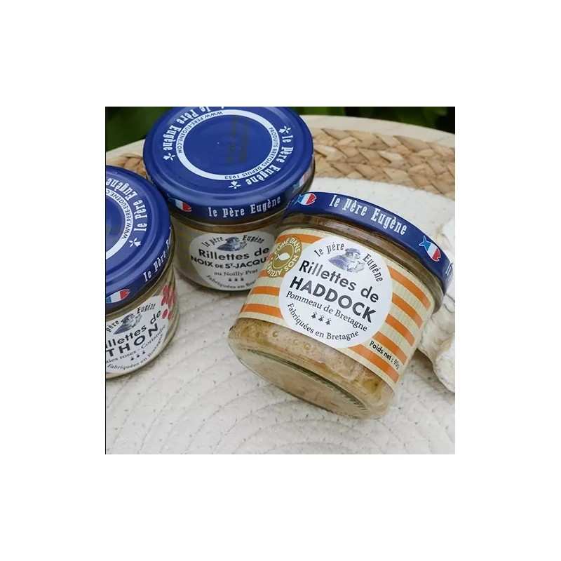 Rillettes de Haddock au pommeau de Bretagne 90g 