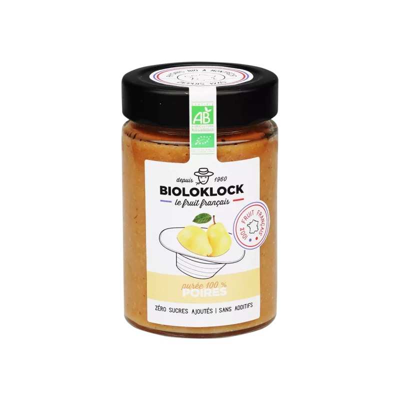 Confiture de poires Bio 230g 