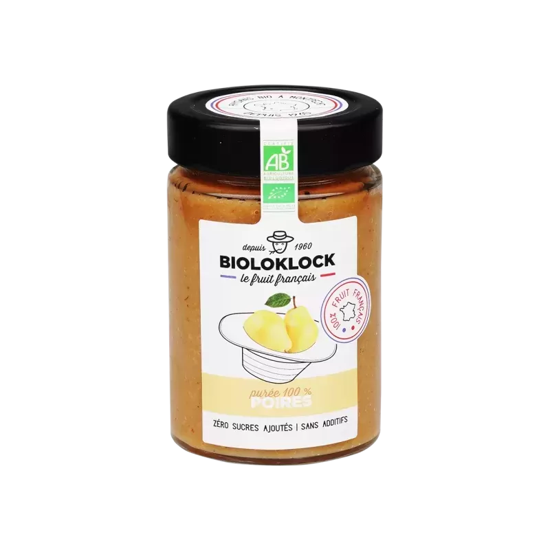 Confiture de poires Bio 230g 