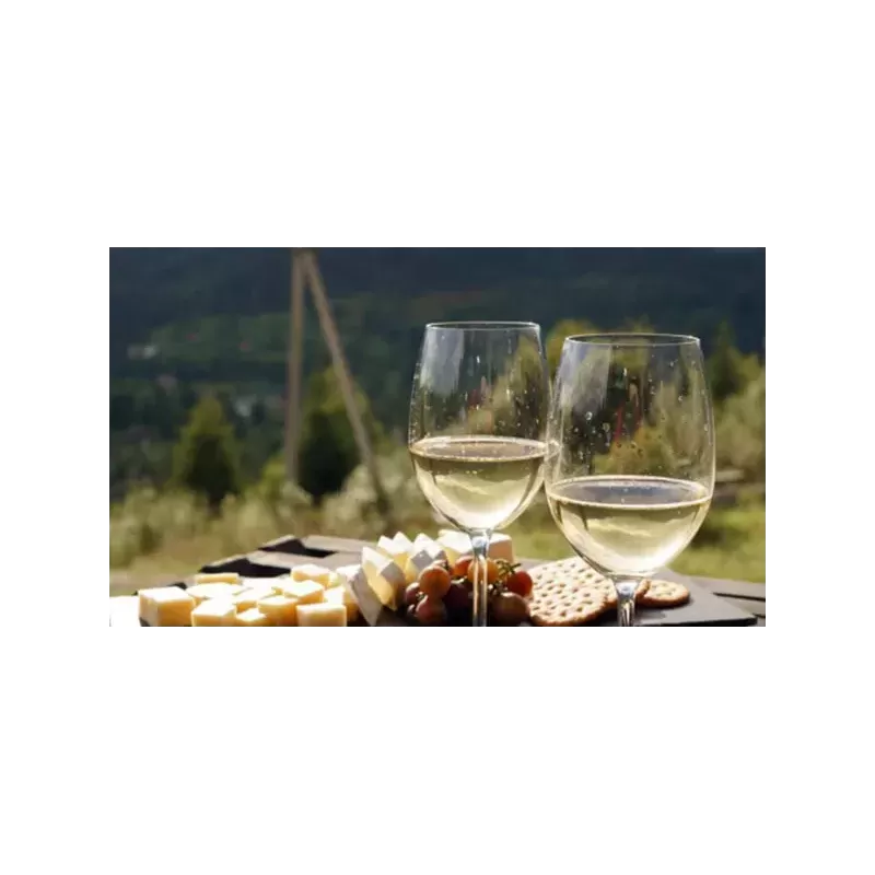 Vin blanc Roussette de Savoie Altesse Blanc versé dans un verre
