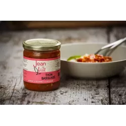 Ingrédients biologiques pour le Thon Basquaise Bio 380g