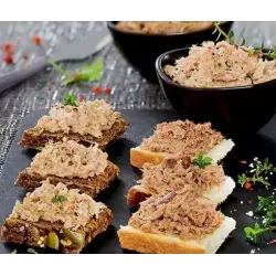 Rillettes de canard 20% foie gras de canard 70g 