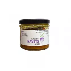 Fondue de Navets au Miel 100g - Tartinable doux et parfumé pour apéritif.