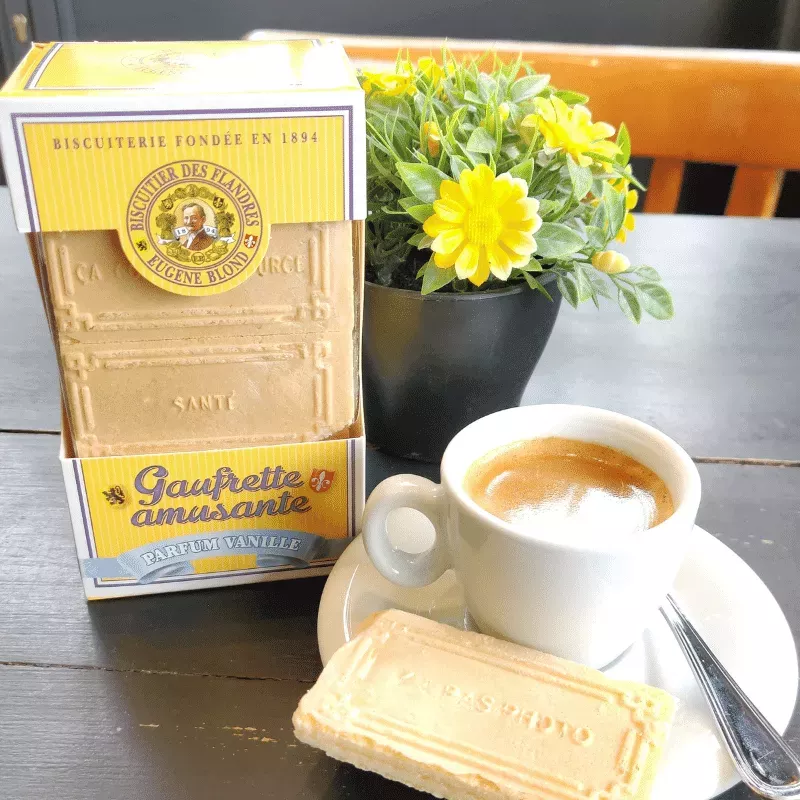Ch'ti Gaufrettes amusantes à la vanille 175g Eugène Blond