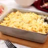 Gratin de Crozets aux chanterelles avec fromage, plat savoyard authentique