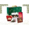 Panier Garni Chocolat Assortiment Gourmand avec diverses douceurs chocolatées