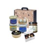 Valisette élégante pour coffret Noël Gourmand - Tradition du Nord et de Normandie.