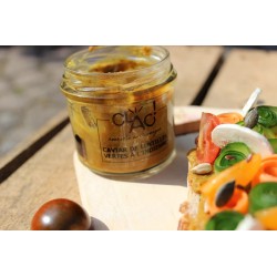 Caviar végétal artisanal de lentilles vertes et épices indiennes
