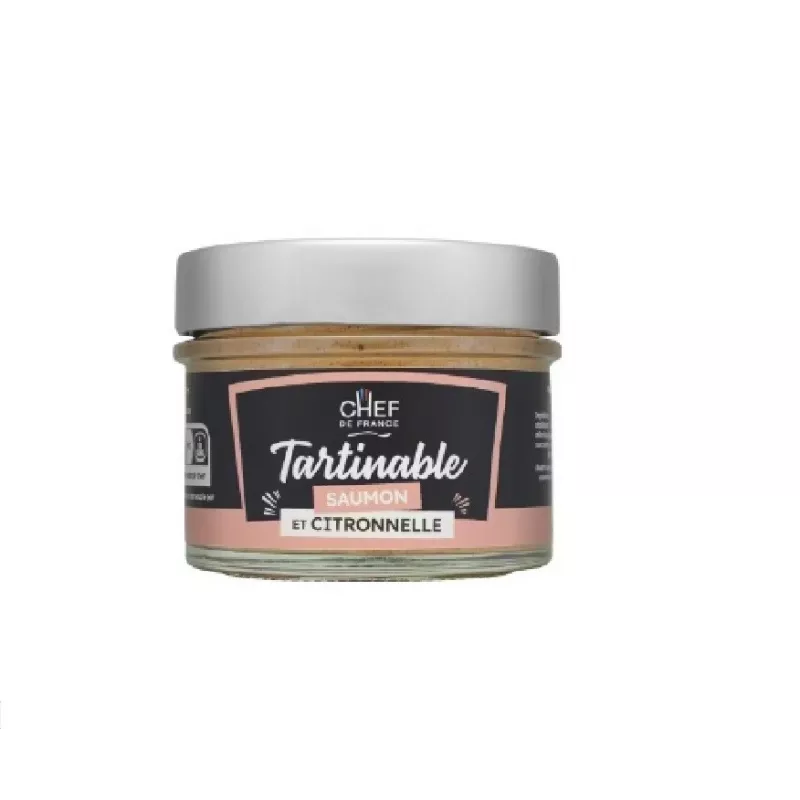 Tartinable Saumon citronnelle 100g - Anti-Gaspillage 