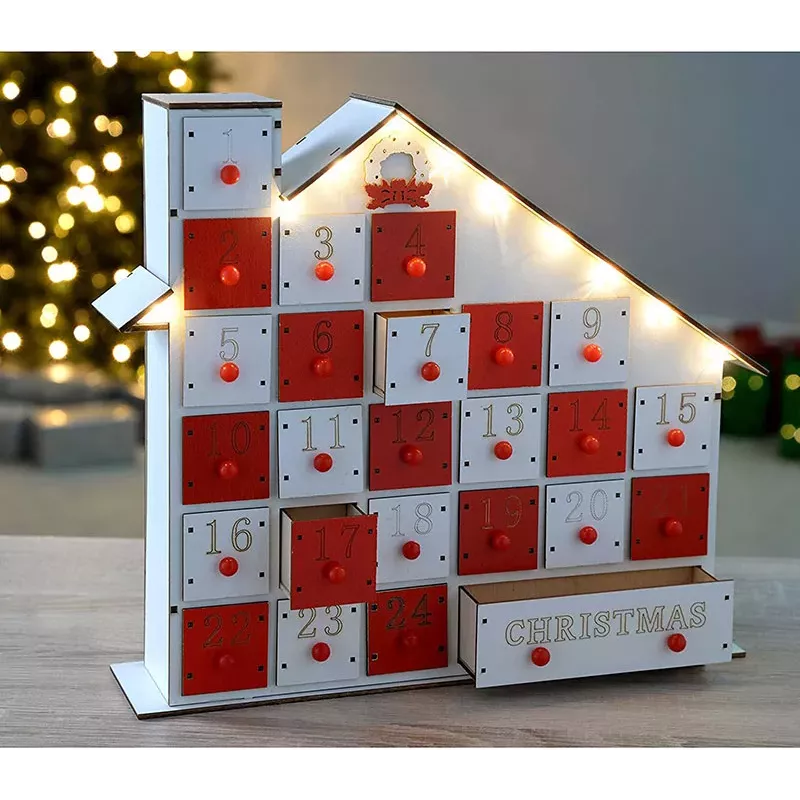 Sachet de 24 chocolats Calendrier de l'avent et feutrine 240g - Anti-Gaspillage 