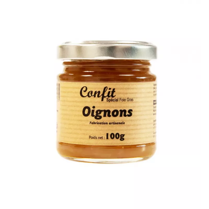 Confit d’oignons Spécial Foie Gras 100g - Anti-Gaspillage 