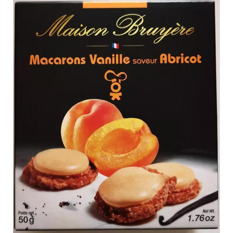 Macarons Abricot Vanille 50g - Anti Gaspi 