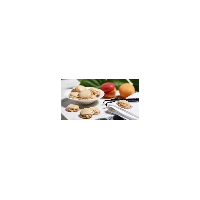 Macarons Abricot Vanille 50g - Anti Gaspi 