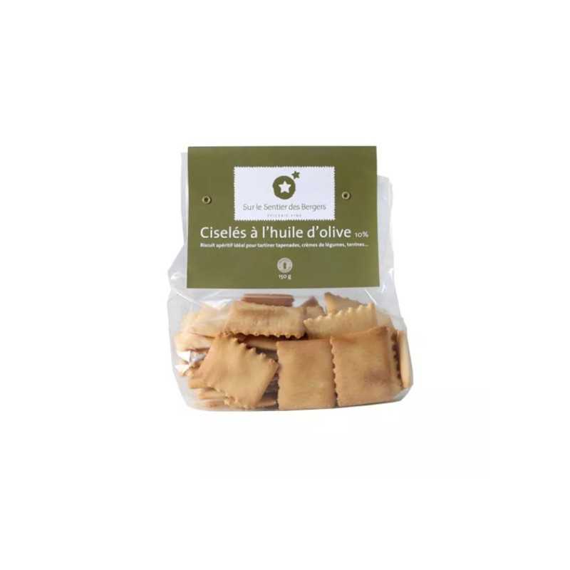 Crackers Ciselés à l'huile d'olive extra vierge 150g - Anti gaspi 